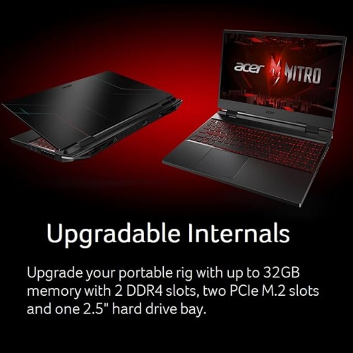 Acer Nitro 5 Gaming Laptop 12th Gen Intel Core i5-12500H /16GB RAM / 512GB SSD / 4GB NVIDIA GeForce RTX 3050 Ti GPU /15.6" FHD 144Hz IPS Display/Windows 11 Home/Obsidian Black/English Keyboard