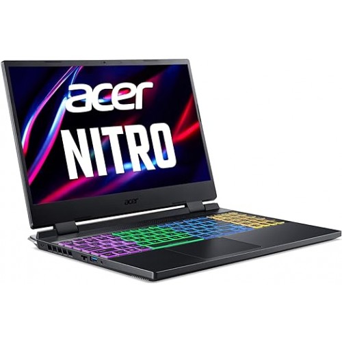 Acer Nitro 5 Gaming Laptop 12th Gen Intel Core i7-12650H 10 Cores Upto 4.70GHz/16GB DDR4 RAM/512GB SSD/6GB NVIDIA®GeForce®RTX 4050 Graphics/15.6" FHD IPS 144Hz/Win 11 Home/Killer WiFi-6/Obsidian Black