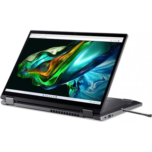 Acer Aspire 5 Spin 14 Convertible Laptop 13th Gen Intel Core i7-1355U 10 Cores Upto 5.0GHz/16GB LPDDR5 /1TB SSD/Intel Iris XE/14"IPS Touch/Win 11/Steel Grey + Inbuilt Acer Stylus Pen