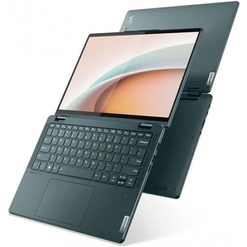 Lenovo Yoga 6 with 13.3" WUXGA (1920x1200) Touch display, AMD Ryzen 5 5500U, 8GB RAM, 512GB SSD, Radeon Graphics, Windows 11 Home, English - Arabic Keyboard, Dark Teal - [82UD006VAX]