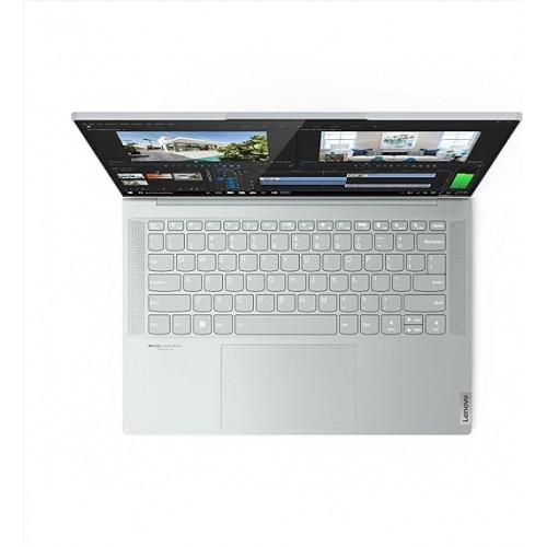 Lenovo Yoga Slim 7 Carbon, 14.0" 2.8K Oled 90Hz Touch, Ryzen 7-5800U, 16Gb Ddr4, 512Gb Ssd, Mx450 2Gb , Windows 11 Home, Eng-Arb Backlit Kb, Cloud Grey - [82L0006Gax]