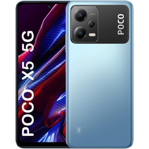 POCO X5 5G (Black 6GB RAM, 128 Storage) - 120Hz AMOLED Display | Snapdragon® 695 processor | 33W fast charging