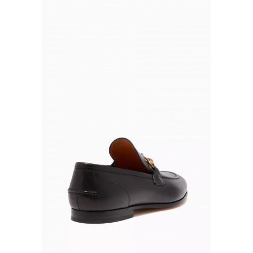 Leather slip-on shoe