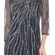 J Kara womens Short Cocktail with All Over Beaded dress Cocktail Dress