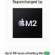 لابتوب Apple MacBook Air موديل 2022 مع شريحة Apple M2: شاشة Liquid Retina مقاس 13.6 إنش، وذاكرة RAM سعة 8GB، وقرص SSD سعة 256GB. يعمل مع iPhone وiPad؛ بلون فضي