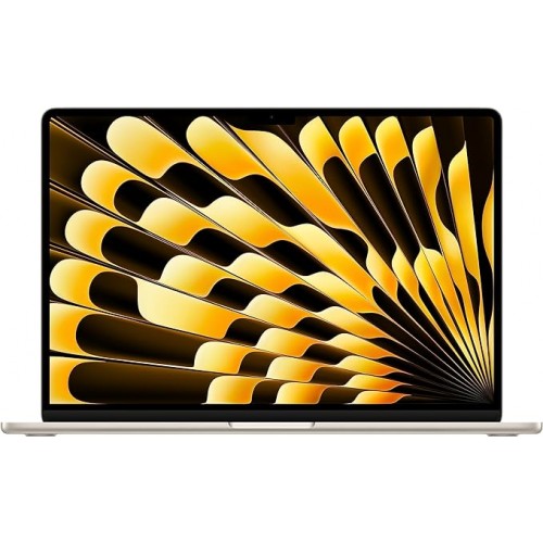 Apple 2023 MacBook Air laptop with M2 chip: 15.3-inch Liquid Retina display, 8GB GB RAM, 256GB;GB SSD storage, Touch ID. Works with iPhone/iPad; Starlight; Arabic/English