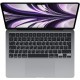 Apple 2022 MacBook Air laptop with M2 chip: 13.6-inch Liquid Retina display, 8GB RAM, 256GB SSD storage, 1080p FaceTime HD camera. Works with iPhone and iPad; Space Grey; Arabic/English