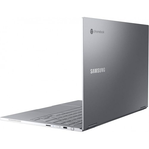 SAMSUNG 13.3” Galaxy Chromebook Laptop Computer w/ 256GB Storage, 8GB RAM, ‎4K AMOLED Touchscreen Display, Ultra Slim Design, Chrome OS, WiFi 6, Mercury Gray