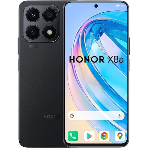 HONOR X8a Smartphone Unlocked, 100MP Triple Camera, 6.7" 90Hz Fullview Display, 8 GB+128 GB, Android 12, Dual SIM