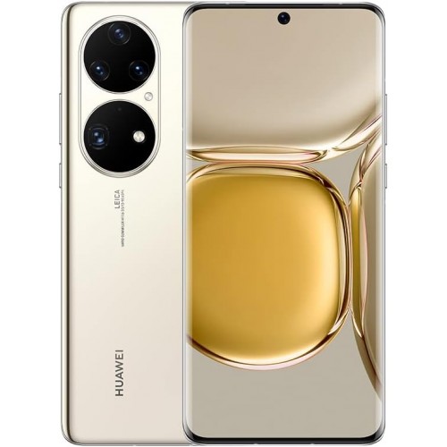 HUAWEI P50 Pro Smart Phone, 120 Hz Refresh rate, 300 Hz Touch sampling rate,200x SuperZoom range, 6.6”Display,5nm chipset,NFC, 66W wired and 50W wireless super charge,8+256 GB,Golden Black