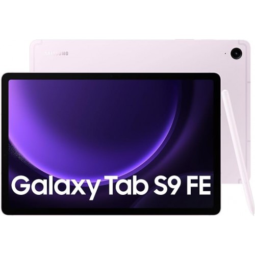 Samsung Galaxy Tab S9 FE 5G Android Tablet, Amazon Exclusive 2-year Samsung Care+, 6GB+ | 128GB, S Pen Included, Lavender
