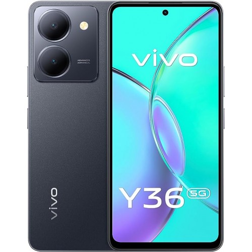 vivo Y36 5G (Crystal Green, 8+8GB RAM, 256GB) Punch Hole Display, 16MP Selfie & 50MP Main Camera, 44W FlashCharge,5000mAH