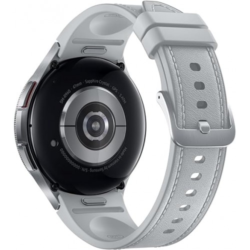 Samsung Galaxy Watch6 Classic Smartwatch, Health Monitoring, Fitness Tracker, Fast Charging Battery, Bluetooth, 47mm, Black